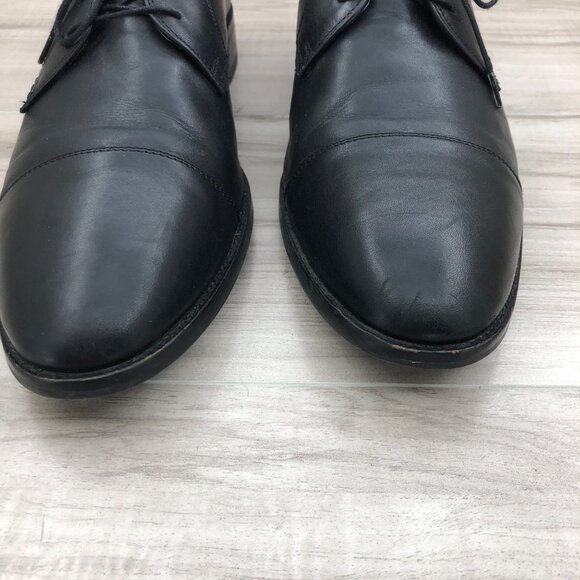 Cole Haan Derby Oxfords Mens 12M Black Leather Lace Up Cap Toe Dress Shoes main image 6